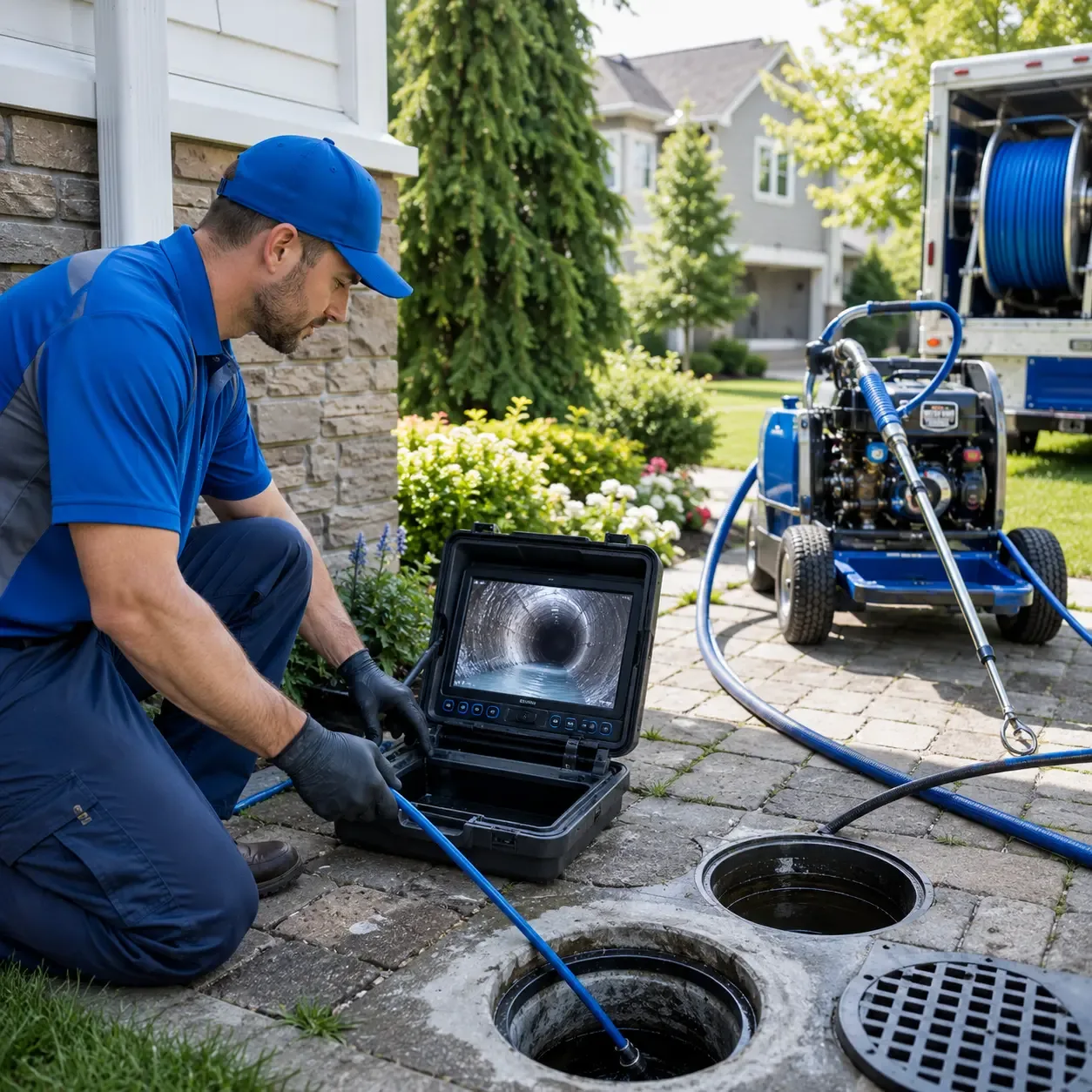 Outdoor drain cleaning professionals serving Conrad, IA